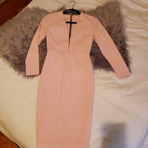 House of CB Deep V Midi Dress